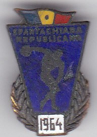 Insigna sport Spartachiada Republicana 1964