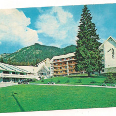 carte postala(ilusrata)-POIANA BRASOV-Hotel Teleferic