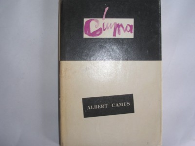 ALBERT CAMUS - CIUMA { coperti panzate } ,r11,RF8/4 foto