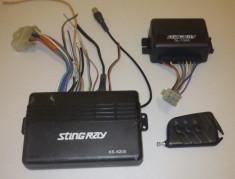 MODUL UNITATE CENTRALA ALARMA AUTO STINGRAY KS6200 + INCHIDERE + TELECOMANDA foto