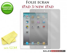 FOLIE IPAD 3 NEW IPAD 2012 IPAD 4 PROTECTIE ECRAN (SET DE 2 BUC) foto