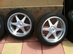 Jante MK Motorsport Originale BMW 5x120 17 cu Anvelope Aproape Noi E90 E39 E38 E34 E32 E36 E46 M3 M5 foto