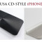 HUSA IPHONE 5S PLASTIC HARD CASE SLIM CD STYLE NEAGRA - TRANSPORT GRATUIT POSTA RO!