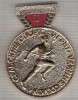 C184 Medalie sportiva -COLHOZNICUL-LOCUL I -U.R.S.S.? -marime circa 63X48 mm - aprox. 15 gr -starea care se vede