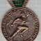 C186 Medalie sportiva -COLHOZNICUL-LOCUL III -U.R.S.S.? -marime circa 63X48 mm - aprox. 15 gr -starea care se vede