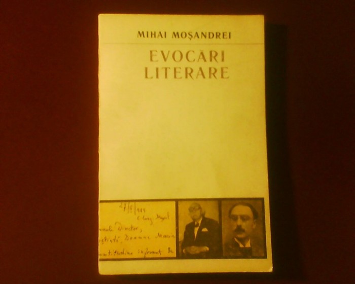 Mihai Mosandrei Evocari literare