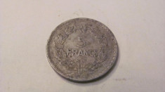 CY - 5 francs franci 1947 Franta / aluminiu foto