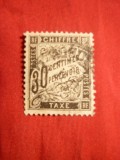 Marca Porto 30 C 1881 Franta ,negru , stampilat