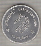 C183 Medalie FOTBAL -SZEKELYUDVARHELY (Odorheiu Secuiesc) -,,ROSEAL&quot; -marime circa 50 mm - aprox. 27 gr -starea care se vede