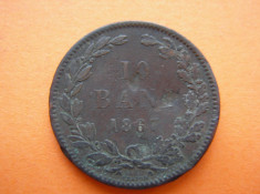 NR.7 10 BANI 1867 foto