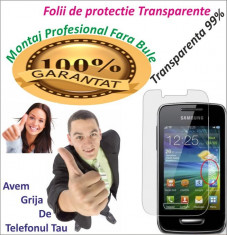 Folie de protectie Samsung Wave Young S5380 MONTAJ GRATUIT foto