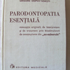 "PARODONTOPATIA ESENTIALA", Dr. Grigore Osipov - Sinesti, 1976