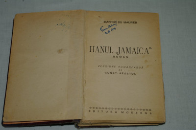 Hanul Jamaica - Daphne du Maurier - Editura Moderna - interbelica foto