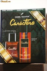 SET Parfum+Deodorant CARACTERE - By Daniel Hechter, Original, Foarte Puternic, Pentru Iarna, Import Franta, LIVRARE GRATUITA foto