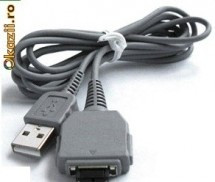 Cablu de date USB Sony Cyber-Shot DSC-W30 DSC-W35 DSC-W55 DSC-W70 DSC-W80 DSC-W90 DSC-W100 DSC-W110 DSC-W120 DSC-W130 DSC-W150 DSC-W170 DSC-W300 foto