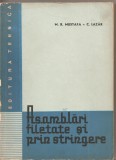 (C2169) ASAMBLARI FILETATE PRIN STRINGERE DE M. R. MUSTAFA SI C. LAZAR, EDITURA TEHNICA, BUCURESTI, 1964