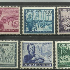 Germania 1944 - POSTA MILITARA GERMANA, serie nestampilata cu SARNIERA, DB8