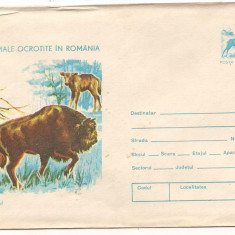 %plic(intreg postal)-FAUNA-ANIMALE OCROTITE IN ROMANIA-zimbrul cod 0089/76