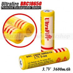 Acumulator UltraFire BRC 18650 3,7V 3600 mAh - reincarcabil foto