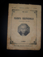 IMM.Kant-Filozofia Crestinismului, 1912 foto