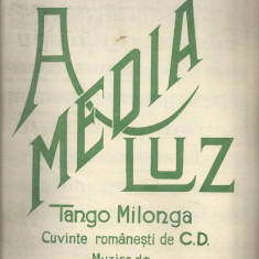 Partitura : FRUMOASA-I PRIMAVARA - tango milonga , ed. interbelica
