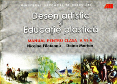 DESEN ARTISTIC SI EDUCATIE PLASTICA - MANUAL PT CLASA A VIA de NICOLAE FILOTEANU ED. ALL foto