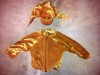 Costum copii 12-18 luni gen maimutica, haina si caciulita, ca nou, Bej, 2-3 ani