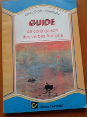 GUIDE de conjugaison des verbes francais - Jana Grosu Bejenaru foto