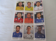 Abtibilde PANINI - EURO 2012 - Lot 9 buc. foto