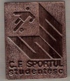 C194 Medalie Fotbal - C.F. SPORTUL STUDENTESC -FONDAT 1916 -marime circa 75X60 mm - aprox. 46 gr -starea care se vede