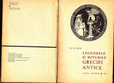 Legendele si miturile Greciei antice de N.A. Kun, 1964 ed Stiintifica 540 pagini foto