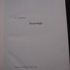 F. LAUBENTHAL - NEUROLOGIE