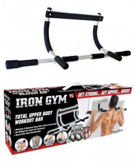 Iron Gym - Revolutinarul Aparat de Fitness / Forta pentru flotari, tractiuni si abdomene NOU SIGILAT STOC DISPONIBIL !!! foto