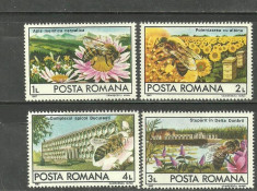 Romania 1987 - ALBINE, APICULTURA, serie nestampilata C85 foto