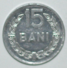 864 ROMANIA 15 BANI 1975 ALUMINIU foto