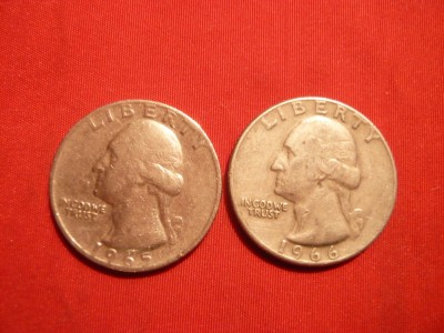 Set 25 Centi: 1965 ,1966 ,SUA ,cal.Buna ,d=2,4cm. foto