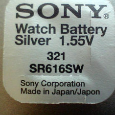 baterie ceas Sony, cu argint-321-SR616SW.