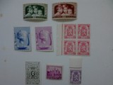 Cumpara ieftin Belgia 1936-40 bloc si 7 valori MH MNH cota peste 30 euro