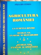 AGRICULTURA ROMANIEI LA CUMPANA DINTRE SECOLUL XX UN SECOL AL DEZNADEJDII