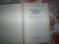 Corespondenta maritima engleza(probleme juridice si comerciale)-GH.BIBICESCU,E.FARCA foto