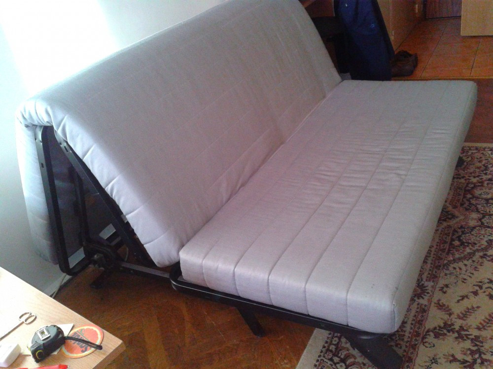Canapea extensibila IKEA, dimensiuni: 190 x 145 x 40 cm, 495 RON, stare  foarte buna / pat extensibil, dublu | arhiva Okazii.ro