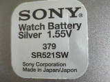 baterie ceas Sony, cu argint-AG0-LR521-G0-379-SR521SW.