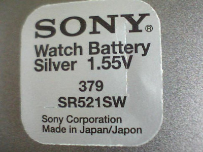 baterie ceas Sony, cu argint-AG0-LR521-G0-379-SR521SW. foto