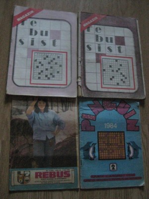 4 REVISTE REBUSISTE DIN ANII 80 foto