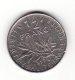 Franta 1/2 franc 1976, Europa