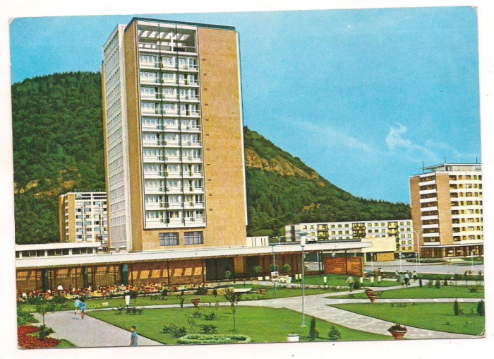 carte postala(marca fixa)-PIATRA NEAMT-Hotel Ceahlau