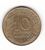 Franta 10 centimes 1985, Europa