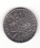 Franta 1/2 franc 1986, Europa