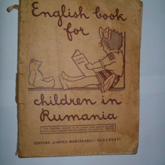 English book for children in Rumania, vol 3/ 1923