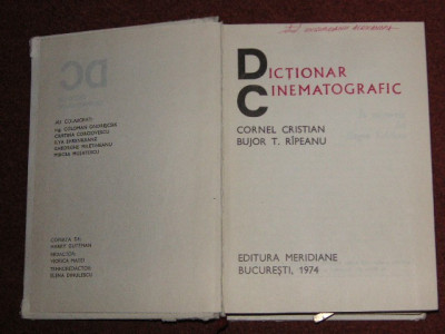 Dictionar cinematografic - Cornel Cristian, Bujor T. Ripeanu foto